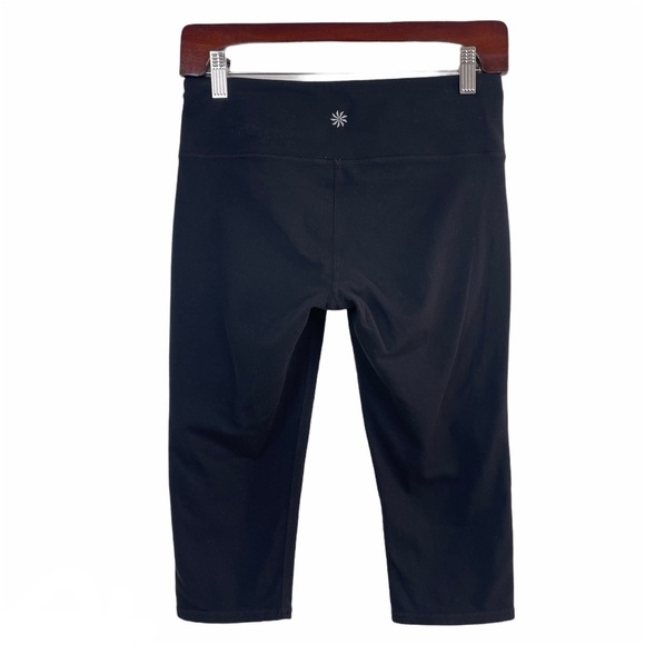 Athleta Chaturanga Knicker Capri Leggings Women’s Size S Gray Athletic Gym - Picture 4 of 11